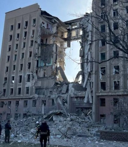 Рашисти розбомбили будівлю Миколаївської ОВА: знищили кабінет Кіма