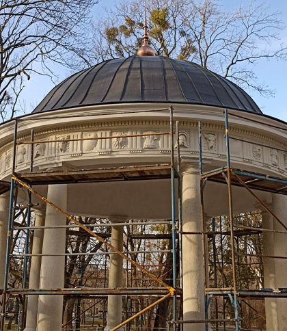 У Львові у парку Франка завершують реставрацію 200-річної ротонди: як вона виглядатиме