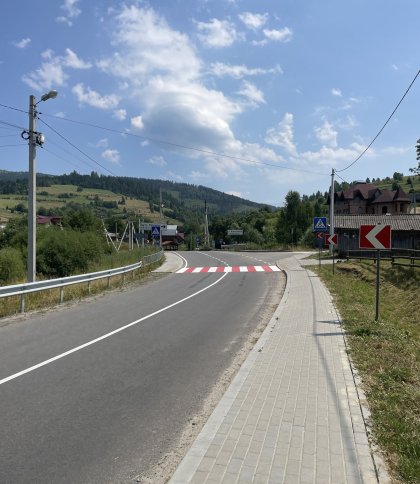 На Стрийщині ввели в експлуатацію капітально відремонтовану дорогу