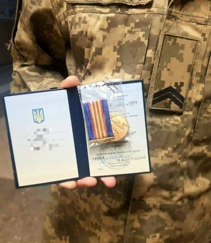 За доблесну військову службу: військові 103-ої ОБрТрО отримали нагороди від Головнокомандувача ЗСУ