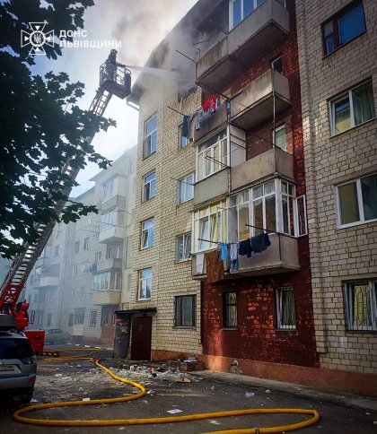 Пожежа в квартирі в Стрию: згоріла квартира