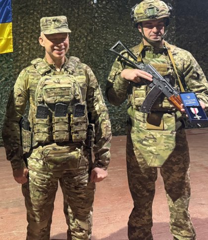 Воїна зі Львівщини нагородили почесним нагрудним знаком “Сталевий хрест”