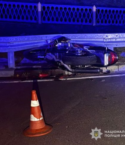 Через зіткнення з відбійником на Львівщині загинув 31-річний мотоцикліст