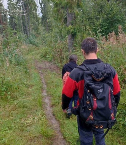 На Львівщині туристка заблукала під час сходження на гору