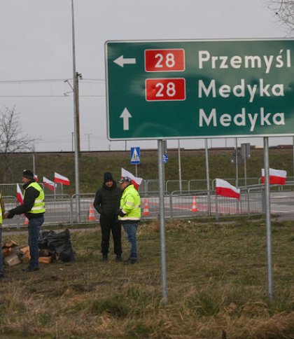 Акція протесту польських фермерів