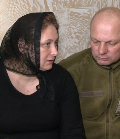 Батьки загиблого Світлана та Олег Гульчуки. Фото: Суспільне Рівне