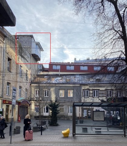 Незаконна надбудова. Фото: Facebook-сторінка «Гаряча лінія міста Львова»