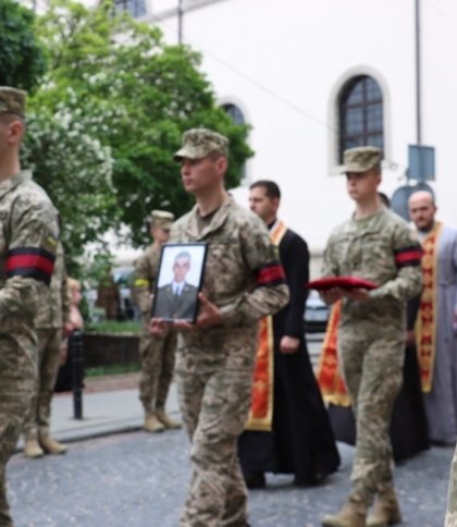 У Львові прощалися із загиблим військовим Русланом Скальським