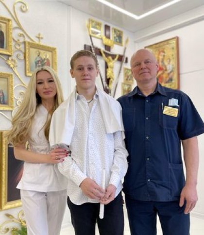 «Народився у бронежилеті»: у Львівській лікарні похрестили юнака з Бахмута