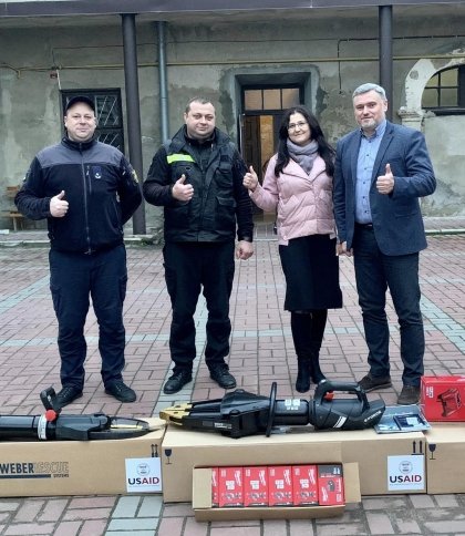 Городоцькі рятувальники отримали гідравлічне обладнання вартістю 20 тис. євро