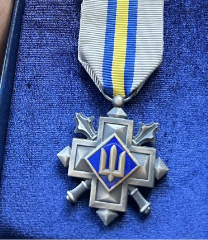 Військового з Львівщини відзначили “Срібним хрестом”