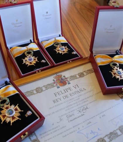 Чотири мешканці Львівщини отримали почесні Ордени від Королівства Іспанія