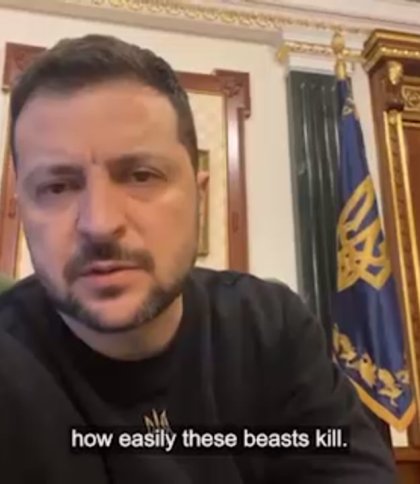 Це відео Росії, якою вона є: Зеленський відреагував на звірства росіян з українським військовим