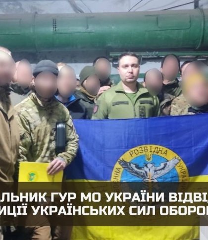 Глава ГУР МО Буданов відвідав позиції українських військових у Бахмуті 