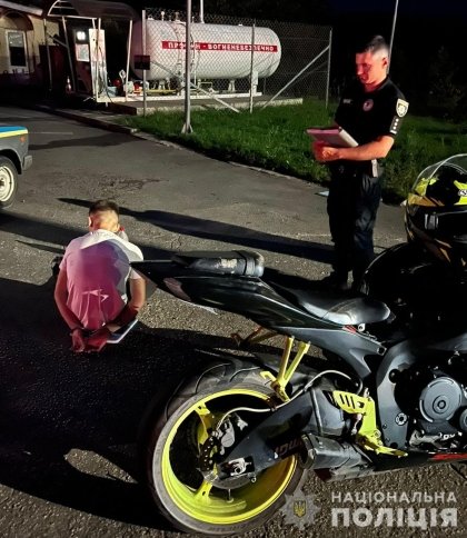 На Стрийщині поліцейські затримали 19-річного хлопця, який вкрав чужий мотоцикл