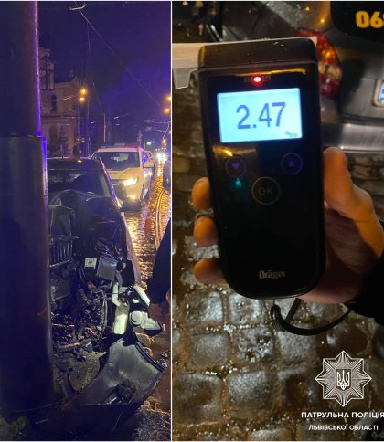 У Львові двоє п’яних водіїв спричинили ДТП