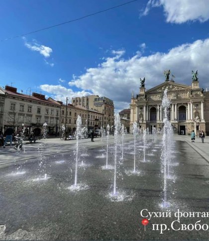 У Львові знову працюють питні та декоративні фонтани (фото)