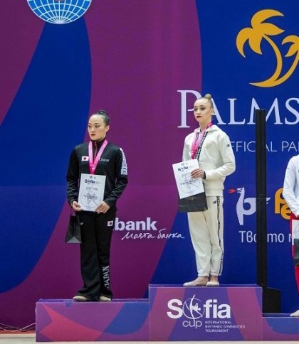 Львівська гімнастка здобула три медалі на турнірі в Болгарії (відео)