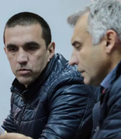 Руслан Марчук з адвокатом у суді,  фото «Громадського»