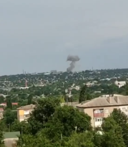 У тимчасово окупованому Луганську «бавовна» (відео)