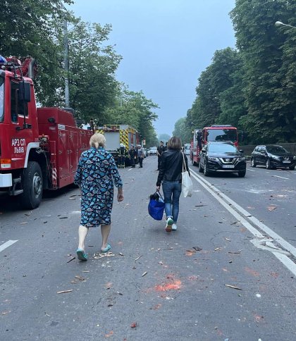 У Львові через ракетну атаку перекрили рух для транспорту на кількох вулицях