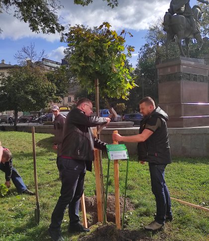 Завдяки висадці іменних дерев у Львові волонтери зібрали понад мільйон гривень на дрони для 24 бригади