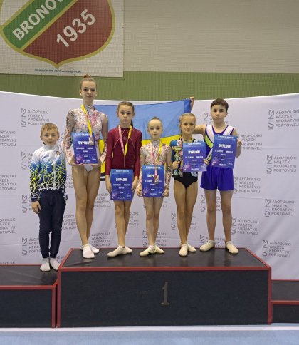 Акробатки з Львівщини стали переможцями Міжнародного турніру
