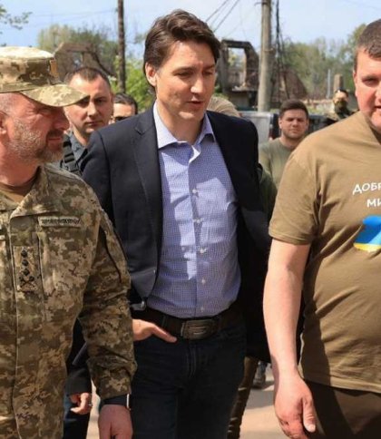Прем'єр-міністр Канади відвідав звільнений від росіян Ірпінь