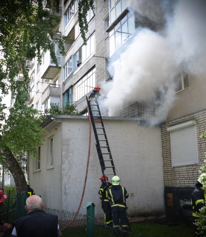 У Львові на вулиці Мазепи сталася пожежа у багатоквартирному будинку