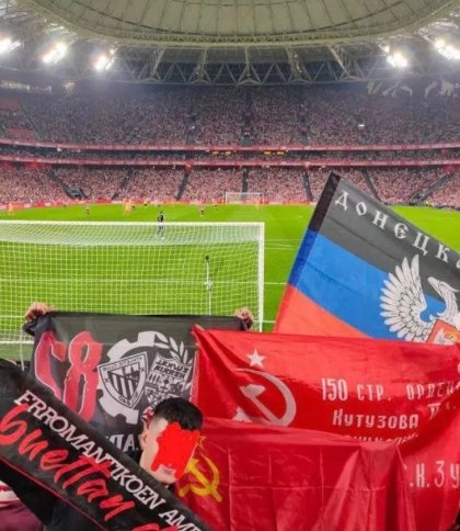 Демонстрували прапори «ДНР» та СРСР: вболівальників іспанського «Атлетіка» вигнали зі стадіону за підтримку окупантів
