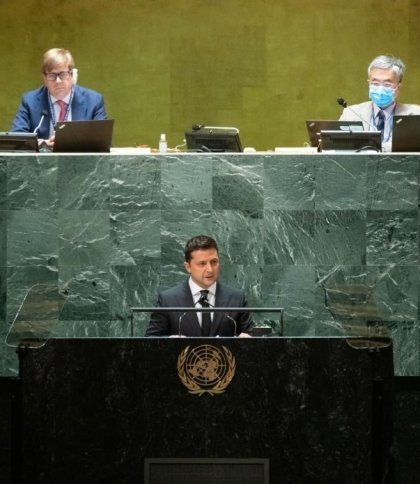 Про що говорив президент Зеленський під час Генасамблеї ООН