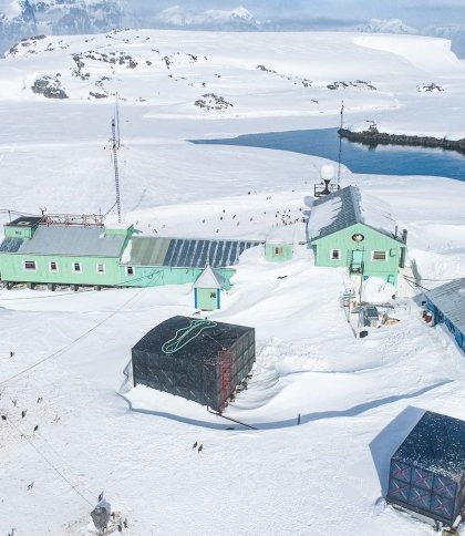 Окопи в Антарктиді: поблизу станції «Академік Вернадський» полярники риють рови