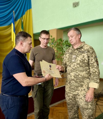 Захисника з Самбірщини посмертно нагородили двома відзнаками та медаллю
