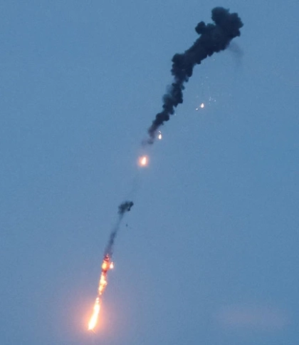 Фото збиття ракети