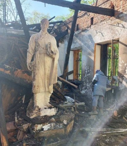 окупанти спалили музей Сковороди на Харківщині(Фото)