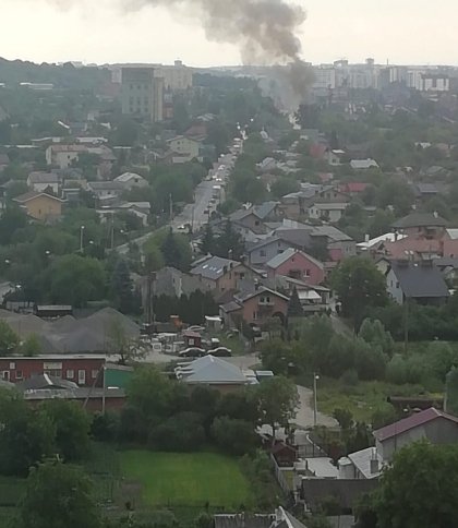 У Львові вулицю Шевченка перекрили через пожежу