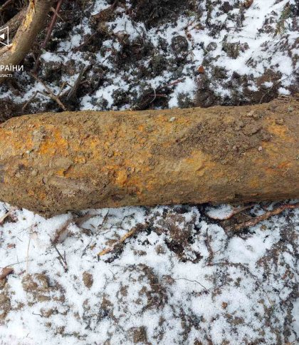 Копали лісову дорогу й знайшли артилерійський снаряд: на Львівщині виявили боєприпаси часів Другої світової