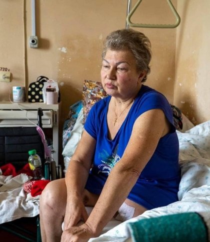 Жінці із Сєвєродонецька, яка втратила ногу, придбали протез завдяки львівській благодійній ініціативі