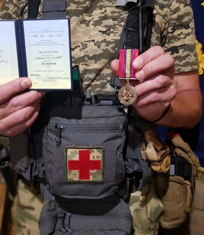 Медик львівської бригади тероборони отримав нагороду Головнокомандувача ЗСУ