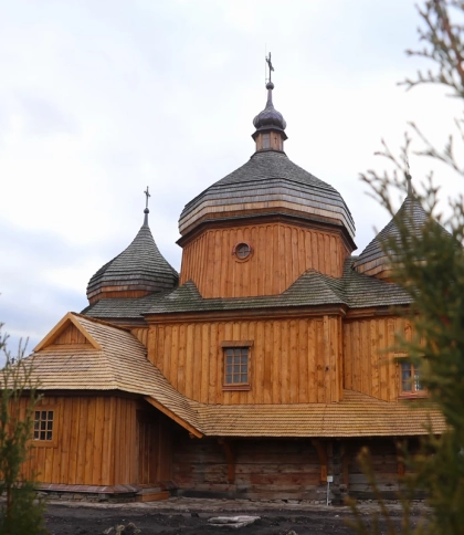 На Львівщині відреставрували 300-річну дерев’яну церкву
