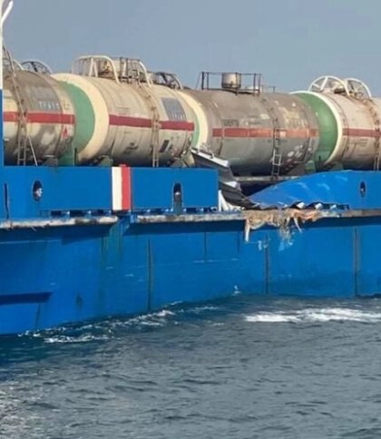 Російське судно зазнало аварії у Чорному морі