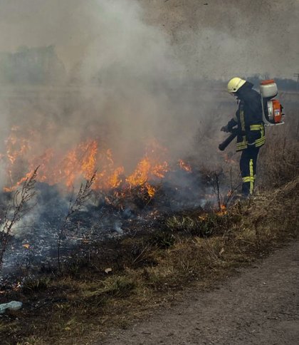 На Львівщині 68-річна жінка отримала опіки обличчя через спалювання сухої трави