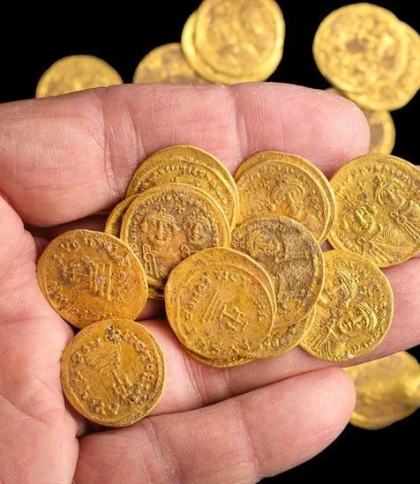 В Ізраїлі знайшли золоті монети, датовані 635 роком
