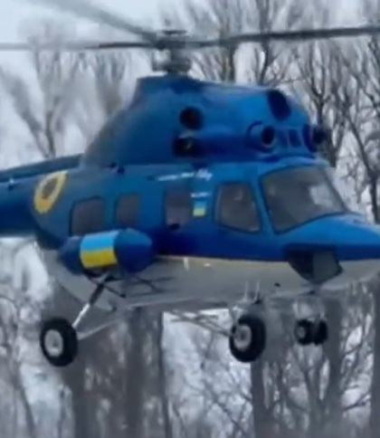 Небайдужі поляки придбали та передали Україні медичний гелікоптер