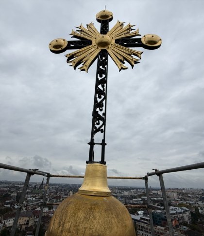 В’ячеслав Чепіль профінансував реставрацію хреста на куполі Собору Святого Юра