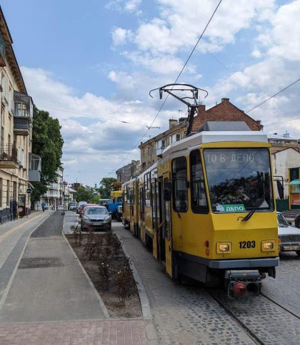 На вулиці Шевченка у Львові тестово проїхались трамваї (фото)