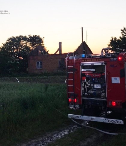 Уночі у Новому Селі горів будинок