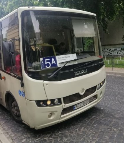 У Винниках автобуси №5А курсуватимуть за частково зміненим маршрутом