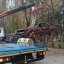 Евакуатор забирає покинуте авто з вул. Патона, 30