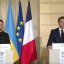 Макрон і Зеленський підписують безпекову угоду між Францією й Україною, 16 лютого 2024, скриншот з трансляції